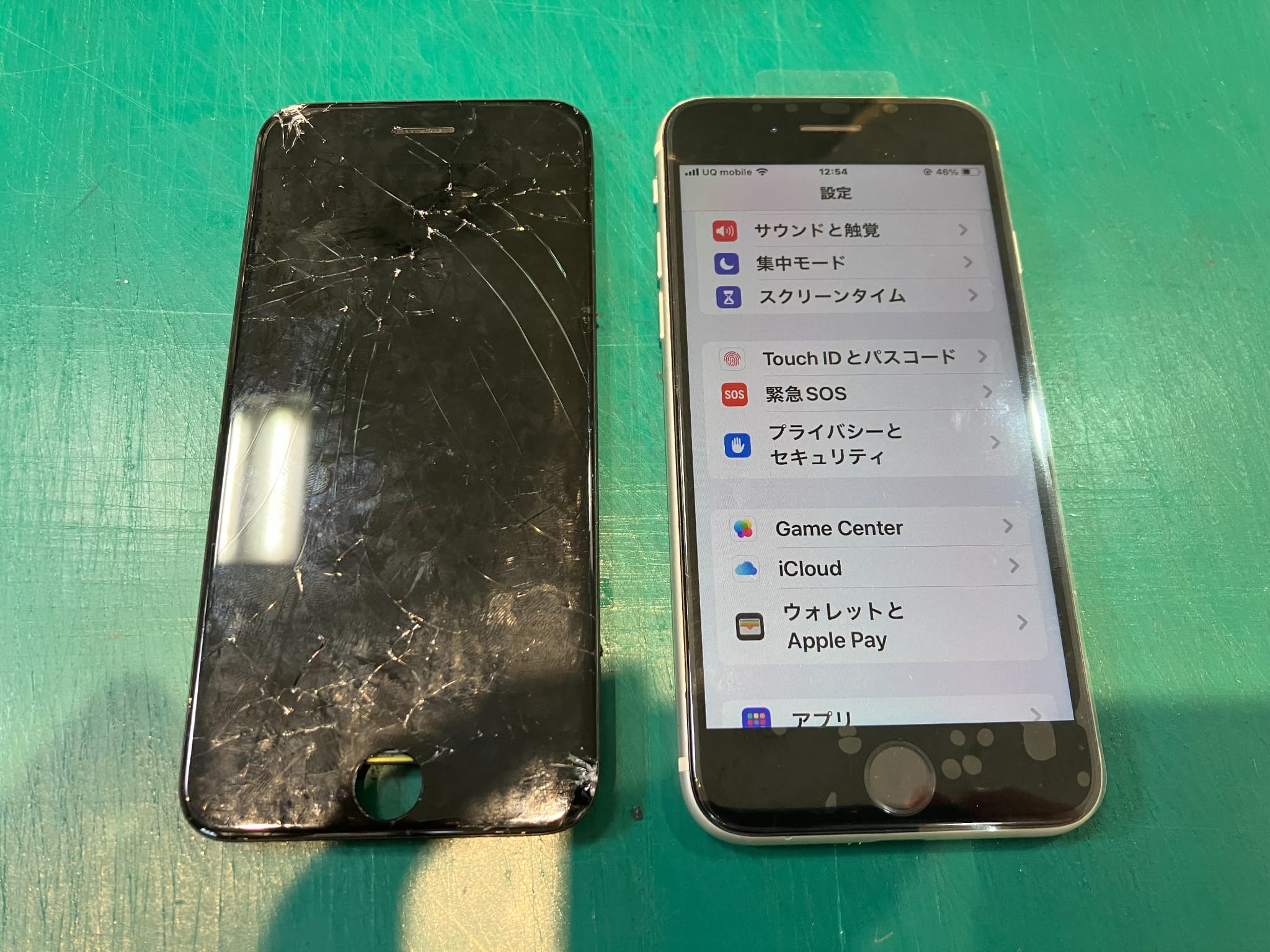 iPhoneSE3の割れて画面交換をいたしました　-スマホ修理工房浦和パルコ店-